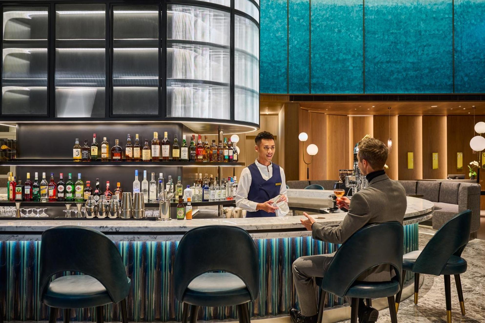 Intercontinental Kaohsiung By Ihg Hotel Exterior photo The bar at the new lounge